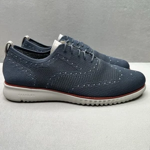 Cole Haan ZerøGrand Herren Größe 13 (M) Budapester Oxford Blau Stitchlite Schnürschuh - Bild 1 von 8