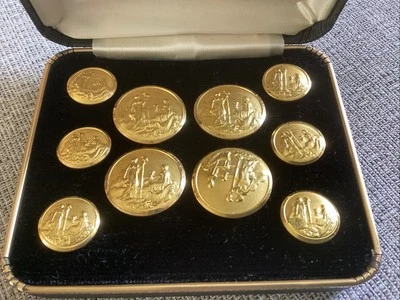 Waterbury Button Co American Heritage Blazer Buttons Set Of 10- NC State Motto - Image 1 of 4