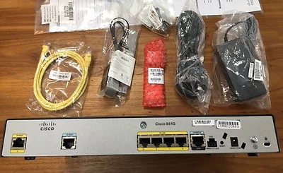 Cisco 881G with UK PSU & PCEX-3G-HSPA-G Cisco881G-K9 Router with PSU -Inc VAT - Image 1 of 4