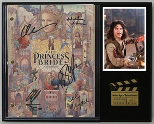 Princess Bride Reproduction Signed Movie Script Wood Plaque Display  - Picture 1 of 8