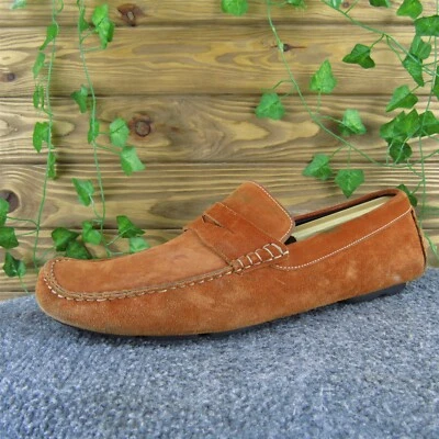 To Boot New York Men Penny Driving Moccasin Orange Suede 10.5 Medium  Used 2025 - Image 1 of 4
