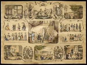 Raro 1853ca - La Francia - Matrice Enciclopedico,Scuola,Manifesto,Stampa - Foto 1 di 1