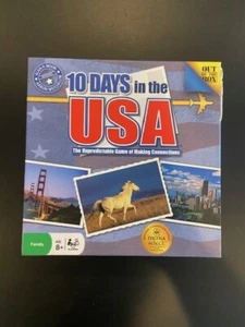10 Days In The USA “Out Of The Box” Board Game Complete - Very Good Condition - Picture 1 of 5