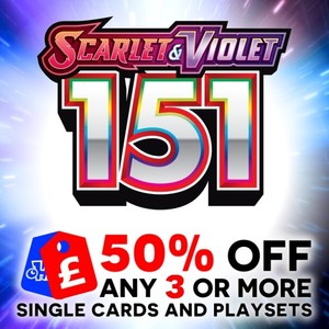 POKEMON SCARLET & VIOLET 151 - SINGLE + TRAINER + ENERGY CARDS - BRAND NEW