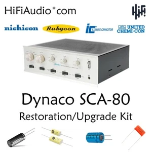 Dynaco SCA-80 SCA-80Q  Restoration rebuild Kit repair service fix capacitor - Picture 1 of 7