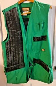 VTG Remington Green/ Black Mesh Hunting Vest Sz L - Picture 1 of 4