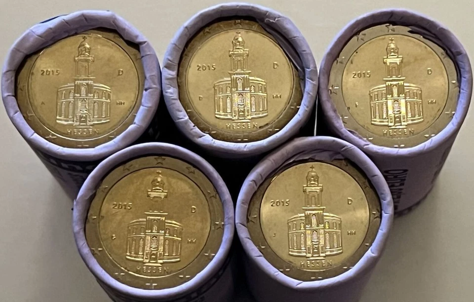 Germany  2015 UNC  1 coin ADFGJ St. Paul's Church in Frankfurt Hessen - Image 1 of 1