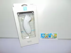 Official White Wii Nunchuck Controller RVL-004 Nintendo Wii Wii U CIB - Picture 1 of 6