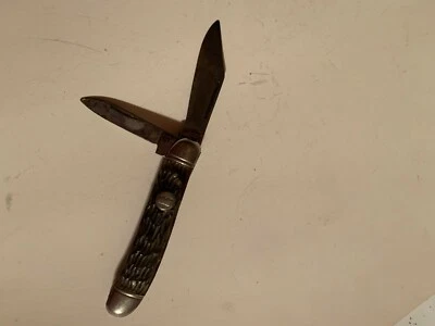 NAVAJA DE BOLSILLO VINTAGE IMPERIAL Prov RI EE. UU. pequeña de dos hojas años 60 Foto 1 de 4