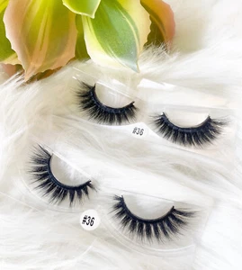 2 Stück Nerz Falsche Wimpern - Bild 1 von 4