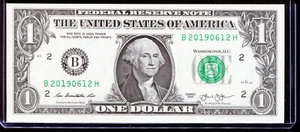 2013 $1 FRN Fancy Cumpleaños Fecha 2019-06-12 06/12/2019 con BEP Env #B20190612H - Imagen 1 de 3