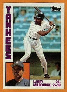 LARRY MILBOURNE(NEW YORK YANKEES)1984 TOPPSBASEBALL CARD - Picture 1 of 1