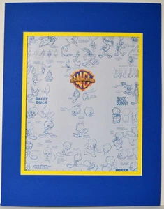 Looney Tunes STYLE GUIDE w LOGO PRINT PRO MATTED- Bugs Bunny Daffy Tweety Porky - Picture 1 of 1