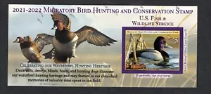 EE. UU. RW88a, $25 Menor Scaup Federal Pato Sello Panel Autoadhesivo Como Nuevo En Muy Buen Estado - Imagen 1 de 1