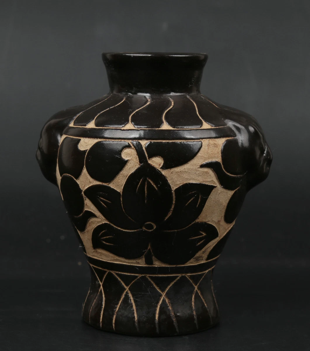 黑色陶瓷中国古董壶| eBay