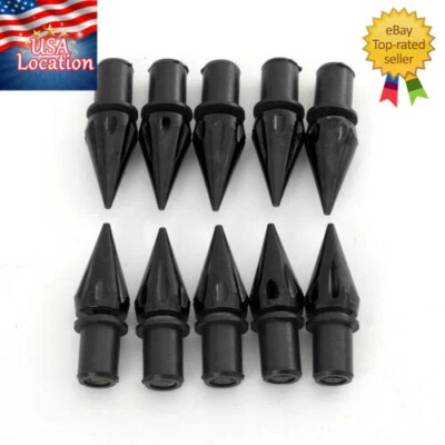 USA 10Pcs Windscreen Windshield Screw Spike Bolt Kit M5 Nuts Cruiser Universal - Image 1 of 4