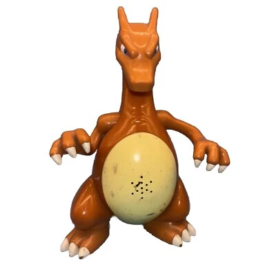 2004 Hasbro Pokemon Charizard Light Sound Effects 7" Toy Figure AS IS NOT WORK Foto 1 de 4