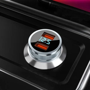 1 szt. Podwójna ładowarka USB Quick Charge 3.0 Szybkie ładowanie Narzędzie do szybkiego ładowania Akcesoria samochodowe - Zdjęcie 1 z 8
