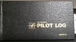 The Standard Pilot Log (Black): ASA-SP-30 (Standard Pilot Logbook) - Foto 1 di 6