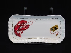 Vtg Unused Royal Adderley MARITIME LOBSTER 7" X 3.5" Tray - Picture 1 of 3