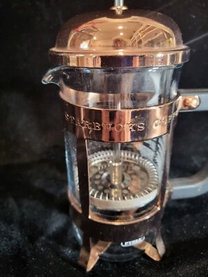 Prensa de café francesa Starbucks vintage porción única Foto 1 de 4