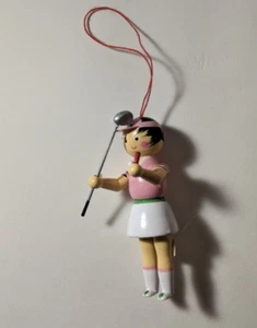 Kurt S Adler Pink Golf Figurine Ornament - Picture 1 of 2
