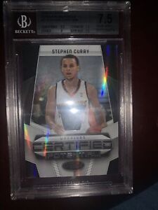 2009-10 Panini Certified Potential Materials #27 Stephen Curry /599 BGS 7.5 NM+