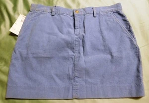 Neu mit Etikett Ralph Lauren Sport Cord hellblau Minirock Gr. 10 - Bild 1 von 4