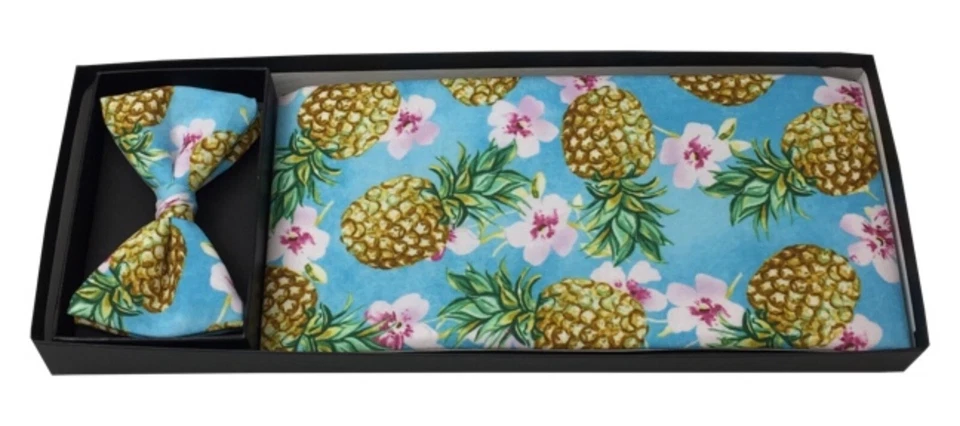 Juego de fajín y pajarita de esmoquin Pineapple Paradise Foto 1 de 1