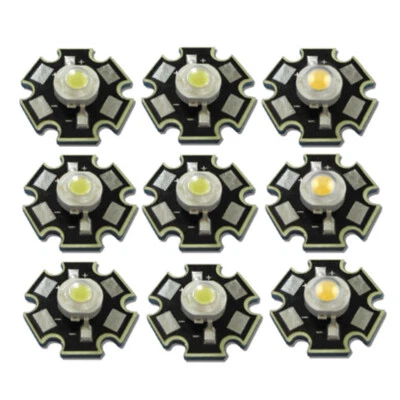 1W 3W High Power warm white/cool 3000k 4000k 6000k 10000K 20000K 30000K LED chip - Image 1 of 4