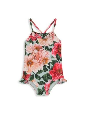 NWT Authentic DOLCE&GABBANA Girl's Floral One-Piece Swimsuit size 12 - Image 1 of 4