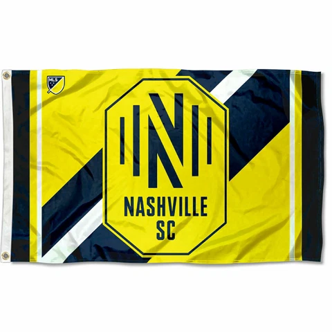 Nashville Soccer Club Large Grommet Flag Cover