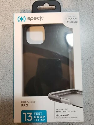 New Authentic OEM Speck Presidio Pro Black Case For Apple iPhone 11 Pro Xs X  - Image 1 of 4
