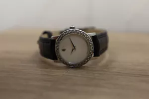 Reloj Pulsera Damas Movado 84.E4.1836.S Bisel Diamante Cuadrante MOP Reloj Nuevo Batt - Imagen 1 de 6