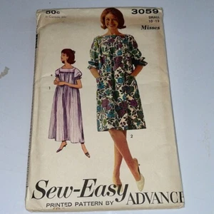 Vtg 60s Advance uncut misses muumuu /house dress sewing pattern - Picture 1 of 4