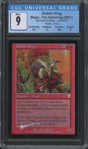 GOBLIN KING 7th Edition Foil Rare CGC 9 Graded MTG [Nostalgium] - Picture 1 of 2