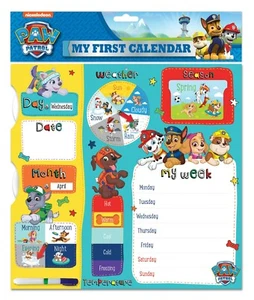 Paw Patrol Activity Calendar My First Calendar Kids Planner Child Development - Picture 1 of 5