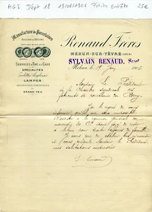Dépt 18 - Mehun sur Yèvre - Petite Entête Manufacture de Porcelaines  19/06/1906 - Picture 1 of 1