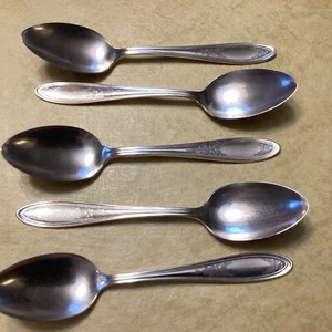 "5 cucharas de cena Oneida Ardsley Community plato de plata 5 3/4""" - Imagen 1 de 5