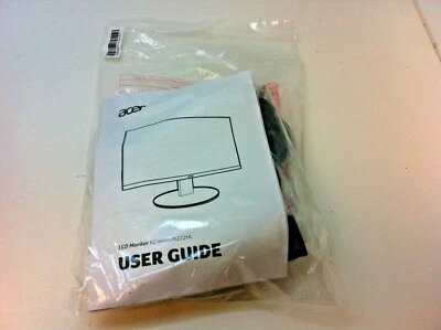 Genuine Acer K2 K272HL 27" Monitor Original Manuals Guide Video Power Cables 139 - Image 1 of 4