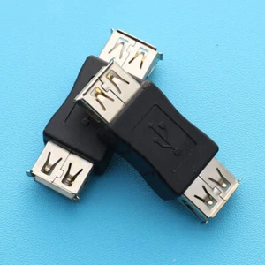 USB 2.0 Type A Female to Female Coupler USB Adapter Connector to F / F Converter - Afbeelding 1 van 9