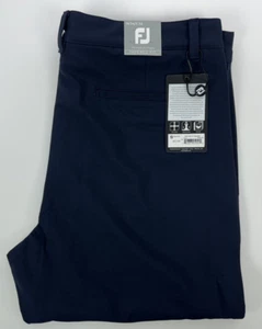NWT Footjoy Performance Tapered Fit Trousers Navy 36 x 34 European 4 Pocket - Picture 1 of 2