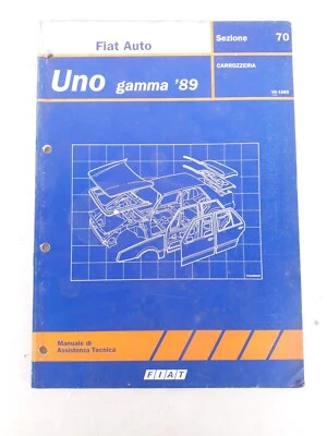 Manuale di Assistenza Tecnica Fiat Uno gamma 89: Carrozzeria - Immagine 1 di 4