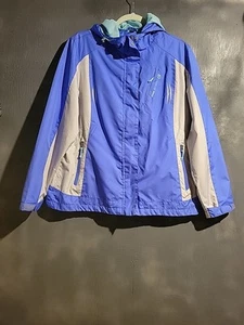 Free Country Athletic Series Windbreaker Jacket - Womens XL - Blue/Gray - Picture 1 of 23