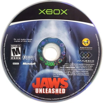 Scratch-Free - Jaws Unleashed - Microsoft Xbox Pristine Tested Authentic - Image 1 of 4