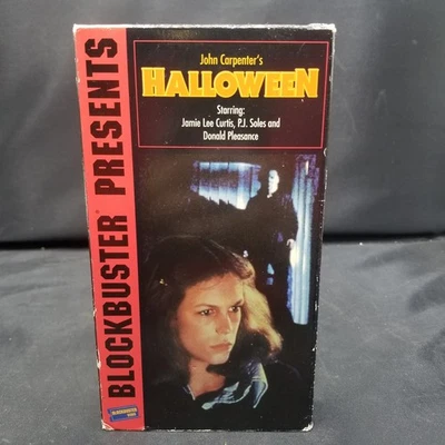 John Carpenter's Halloween (VHS, 1995) Blockbuster Presents - Image 1 of 4