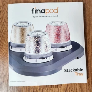 Finapod Spice Grinding Stackable Tray Finamill Triangle 3 Pod Holder - Picture 1 of 5