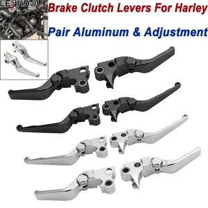 Mototcycle Brake Clutch Hand Lever For Harley Touring Softail Dyna Sportster 883 - Picture 1 of 20