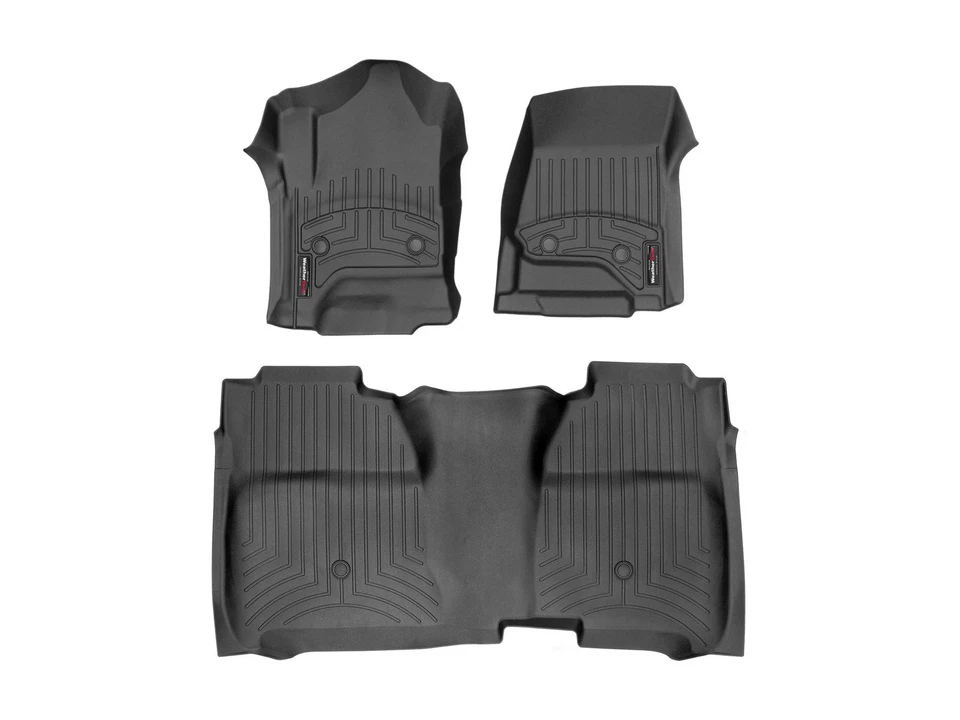 WeatherTech FloorLiner for 2015-2019 GMC Sierra 2500HD / 3500HD - Black - Image 1 of 4
