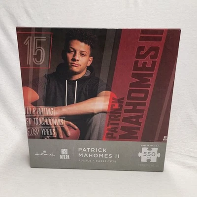 Patrick Mahomes II 550 Piece Hallmark NFL Puzzle Kansas City Chiefs Fan Gift - Image 1 of 4